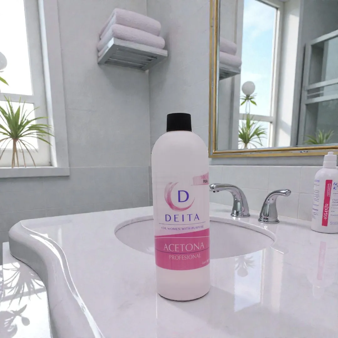 Acetona profesional Deita de 1 litro en el lavabo