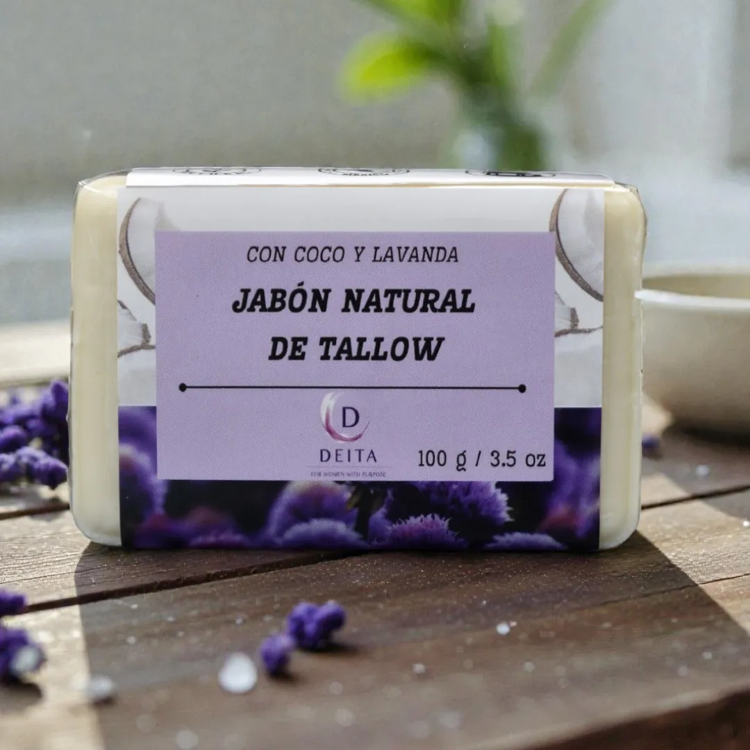 Jabón natural de tallow Deita